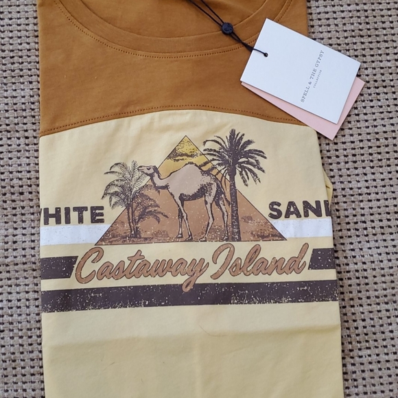 NWT Spell And The gypsy white sand tee dress - Picture 7 of 8